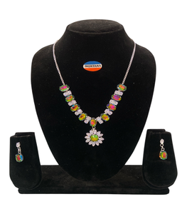 Élégant classique AD349 collier ensemble boucles d'oreilles pour les fêtes anniversaires événements traditionnels pour les cadeaux - Product Image 1