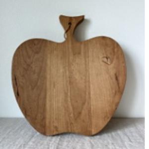 Planche à découper ronde en bois de forme rectangulaire faite à la main avec option de suspension en corde naturelle, personnalisable pour la maison, l'hôtel, le restaurant - Product Image 6