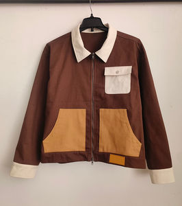 Chaqueta universitaria de alta calidad hecha a medida para mujer con mangas de cuero transpirable Venta caliente chaqueta universitaria de calidad superior para mujer - Product Image 5