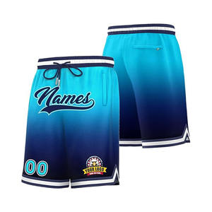 Short de basket-ball réversible personnalisé en gros uniformes de sports d'équipe imprimés par sublimation OEM ODM vendeur prix d'usine - Product Image 1