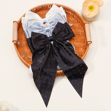 กิ๊บติดผมโบว์ริบบิ้นหางยาวเครื่องประดับผมวินเทจสำหรับเด็ก - Product Image 2