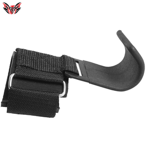 Nouvelle vente crochets de levage en métal noir de couleur unie meilleur crochet de levage de poids en néoprène de puissance en vente maintenant - Product Image 3