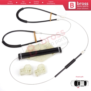Kit de réparation de lève-vitre BWR409, porte avant gauche pour Passat B5 B5.5 3B 3BG Superb MK1 B5 3U 3B1837461 - Product Image 2