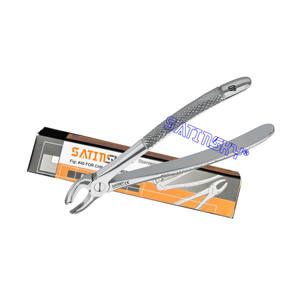 Fórceps de extracción de dientes superiores de patrón americano para niños Fuente de alimentación manual de acero inoxidable alemán de grado quirúrgico Fig.150AS - Product Image 5