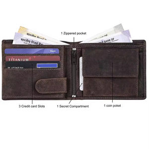 Portefeuille en cuir personnalisé, porte-cartes fin, en cuir de vache souple, mini portefeuille pour homme avec nom personnalisé, portefeuille en cuir - Product Image 3