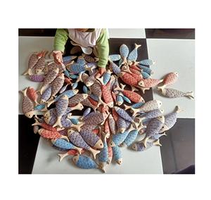 Wholesale Handmade Art Deco Wooden <b>Fish</b> for Home Garden Decor and Gift Set Sandy99gdgmailcom - Product Image 1