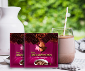 Potencie su bienestar Chocolate caliente instantáneo con colágeno Mejora su salud - Product Image 4