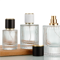 Botol Parfum Kaca Mewah Kosong 30ml Botol Semprot Kaca dengan Kemasan Kotak dan Sablon