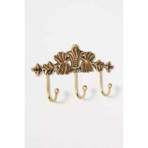 Crochet double noir en fonte robuste pour chambre à coucher et placard Crochet mural rustique vintage pour manteaux chapeaux et serviettes - Product Image 6