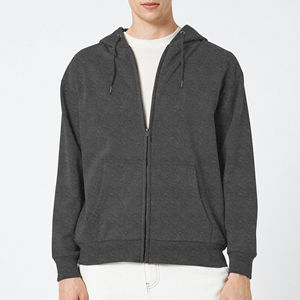 Chaqueta de Forro Polar con Capucha para Hombre, Talla XS, 100% Algodón, Térmica, con Cremallera, para Invierno, con Logotipo Personalizado Impreso, Venta al Por Mayor - Product Image 2