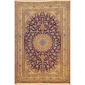 Alfombra persa Nain única en su tipo de 9'7 x 6'5 - Product Image 1