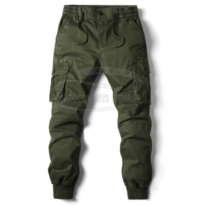 Pantalon de survêtement cargo tactique élastique pour hommes, pantalon de survêtement bon marché décontracté pour le travail en plein air et la randonnée, style sportif à motif droit et délavé - Product Image 4