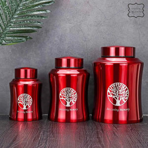 Wholesale Customized Cremation Urns Quality Metal Wood Brass Heart Urn <b>for</b> Adult & Pet <b>Ashes</b> <b>for</b> Grave Use - Product Image 4