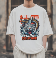 T-shirt Homme 100% Coton Grande Taille Manches Courtes Été Rétro Délavé Tendance Coupe Classique Sérigraphie Logo Personnalisé Haute Qualité