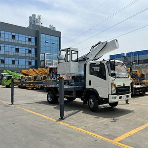 Camión Elevador <span class=keywords><strong>de</strong></span> Personas Howo <span class=keywords><strong>de</strong></span> 28m para Trabajos en Altura, con Cesta <span class=keywords><strong>de</strong></span> Trabajo, en Venta - Product Image 1