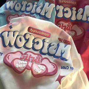 3D personnalisé de haute qualité pour hommes pour T-shirt en coton imprimé bouffant T-shirt personnalisé en gros à motif solide - Product Image 6