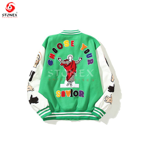 Veste d'université vintage personnalisable pour l'hiver, veste Letterman à manches longues brodée à la mode, matériel d'automne/d'hiver - Product Image 2