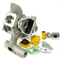 Nouveau carter de moteur 8X avec pack de soupapes à clapets et boulons pour motos, vilebrequin en aluminium Pinasco Italie