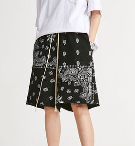 New 2024 Streetwear Custom Men Shorts Printing Casual Shorts French Terry 100% Cotton Short with Drawstring - Product Image 5