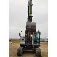 Excavatrice sur chenilles hydraulique Zoomlion ZE135G 13 tonnes avec moteur Cummins, pompe et composants d'engrenage, modèle 2022 à vendre