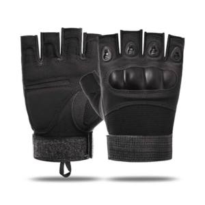 Gants d'entraînement tactique en cuir haute dextérité anti-impact pour l'extérieur Accessoires de moto Coton - Product Image 1