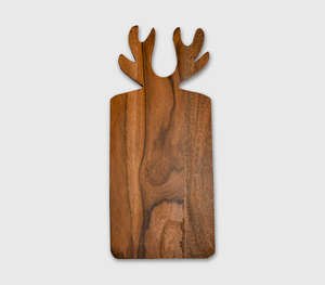 Planche à découper en bois d'acacia foncé de qualité supérieure avec poignée et design à trou, bloc de boucher durable pour la préparation et le service de légumes et de viande - Product Image 2