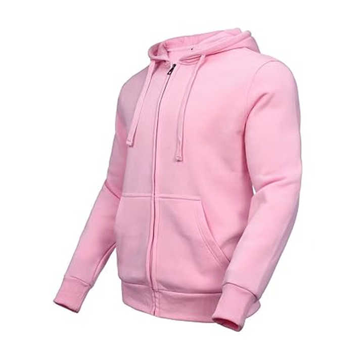 Custom Men's 2-Piece Streetwear Track Suits Casual Jogger Sweatshirts & Sweatpants Plain Fleece Zipper Closure Features Logo