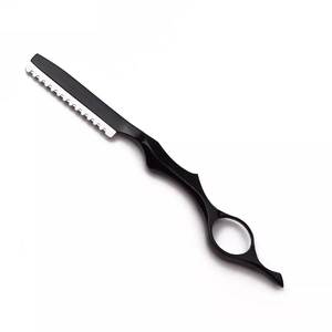 Vente en gros Rasoirs de coiffure personnalisés de haute qualité avec logo personnalisé Rasage confortable Lame de rasoir amincissante pour le visage - Product Image 6