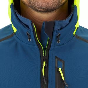 Chaqueta cortavientos para montar en bicicleta para hombre con tiras reflectantes tela impermeable ligera y forro de malla transpirable - Product Image 4