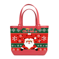 Sac de plage en EVA imperméable personnalisé pour Noël, impression de logo ODM, ouverture 3L+, couleur unie, marque LVNENG, faible MOQ, vente en gros