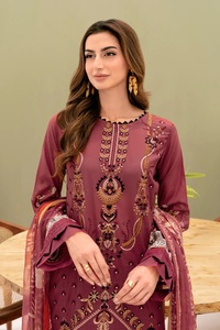 Shalwar Kameez pakistanais de qualité export pour dames 100% coton imprimé costumes grande taille collection été - Product Image 5