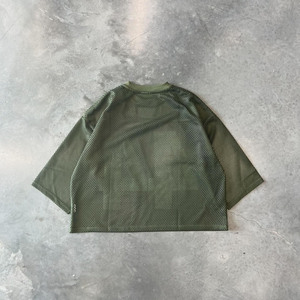 LOGO personnalisé hommes col rond haut en tricot à manches courtes tricots football américain maillot tricot maille jersey pull tricoté - Product Image 4