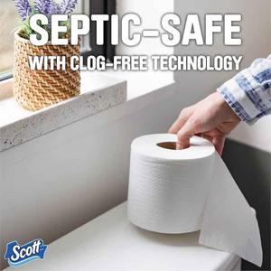 Scott Rapid-Dissolving <b>Toilet</b> <b>Paper</b>, 48 Double <b>Rolls</b> (6 Packs of 8) = 96 Regular <b>Rolls</b>, 231 Sheets Per <b>Rolls</b> - Product Image 3