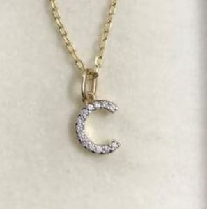 สร้อยคอจี้ตัวอักษรกำหนดเอง925เงิน CZ เพชรเสน่ห์สง่างามน้อยที่สุดเครื่องประดับวันครบรอบของขวัญวันเกิดสำหรับผู้หญิง - Product Image 4