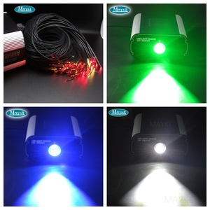Generadores de fibra óptica LED RGBW 150 K 3000K de alta potencia de 6000 W DMX que cambian de Color luces de estrella de piscina de fibra óptica - Product Image 1