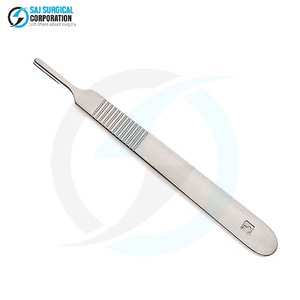 Cuchillo Quirúrgico Manual de Grado Médico, Mango de Acero Inoxidable, Certificado CE Clase II, 1 Año de Garantía, Diseño Preciso para Corte Quirúrgico Preciso y Duradero - Product Image 4