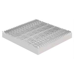 Materasso in Schiuma HR 100% Made in Italy, 20cm di Altezza, con 9 Zone di Durezza Differenziata H3, Lati Reversibili Estate/Inverno - Product Image 5