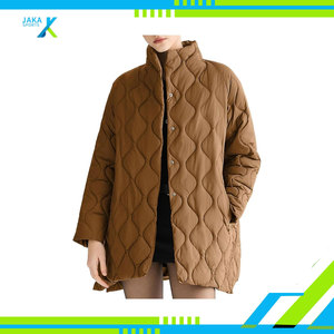 Chaqueta Acolchada Extra Grande para Mujer, de Lona, Ligera, Cálida, Transpirable, con Botones, Bolsillos Laterales, Forro de Piel de Oveja - Product Image 4