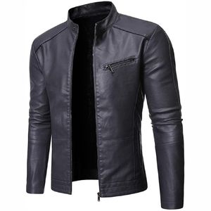 Chaquetas para Hombre en Oferta, Transpirables, con Logotipo Personalizado, Material Suave, Chaqueta de Cuero Genuino para Hombre - Product Image 5