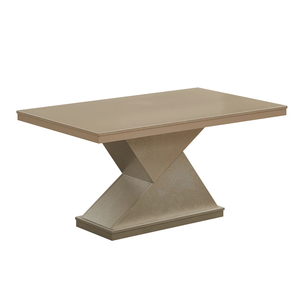 (ST) Kings Brand Furniture - Juego de comedor de madera de 6 piezas, mesa, 4 sillas y banco, color dorado - Product Image 3