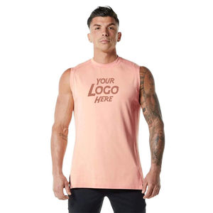 เสื้อกล้ามคอตตอนใส่เล่นกีฬาสำหรับผู้ชายเสื้อกล้ามสำหรับยิมเพาะกาย - Product Image 1