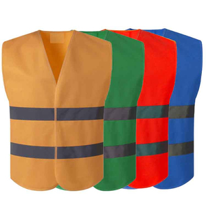 Manufacturer Free Sample high quality cheap custom high visibility security <b>vest</b> 120GSM <b>reflective</b> safety <b>vest</b> - Product Image 5