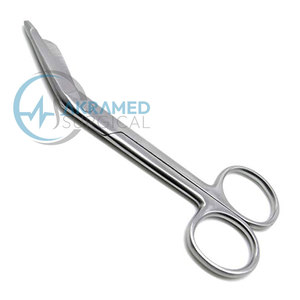 Ciseaux chirurgicaux manuels en acier inoxydable de haute qualité, nouveau style, avec logo personnalisé, couleur unie, instruments chirurgicaux de base pour bandages - Product Image 2