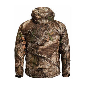 Chaqueta de Caza para Hombre, Softshell, Tejida, con Cremallera, Impermeable, Cortavientos, con Capucha, para Senderismo al Aire Libre, con Logotipo Personalizado en la Parte Delantera, para Todas las Estaciones - Product Image 4