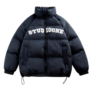 Chaqueta de bombardero de invierno impermeable personalizada de suministros de fabricante de Pakistán para Hombres Nuevo diseño Simple en blanco Color sólido de talla grande - Product Image 1