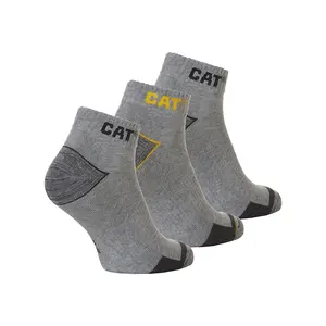 Wholesale Men's Cushioned Durable Cotton Work Gear Ankle Socks with Moisture Wicking Sport Heavy Duty Work Socks