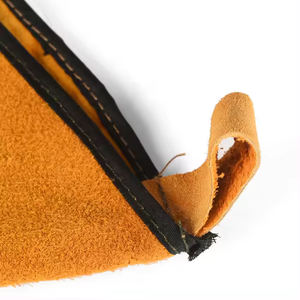 Mangas de soldadura de cuero dividido de vaca resistentes al calor, protección contra incendios, ropa de trabajo, Mangas de soldador de seguridad, mangas largas de trabajo anticortes - Product Image 3