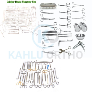 Juego de instrumentos de cirugía general de diferentes formas de nuevo diseño de acero inoxidable por KAHLU ORTOPEDIA - Product Image 5