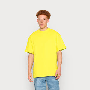 Gros personnalisé poids lourd Stock Boxy coton Hip Hop T-Shirt Vintage lavé à l'acide surdimensionné goutte épaule T-shirt - Product Image 2