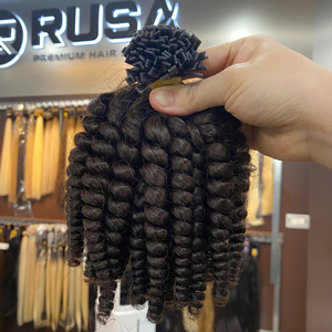 Extensiones de Cabello Humano Virgen Vietnamita 100% Natural con Puntas Planas de Queratina, Color Oscuro, Longitudes de 10 a 32 Pulgadas, Sin Sintético, Venta al Por Mayor - Product Image 4